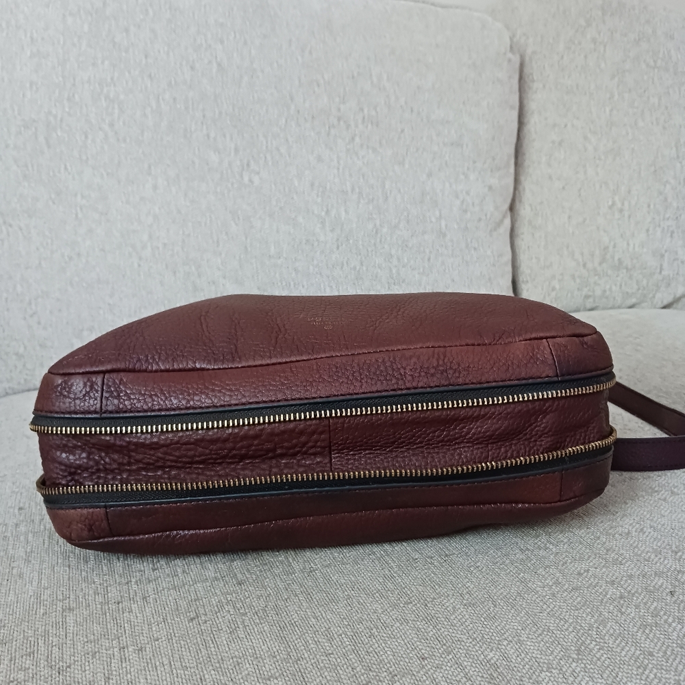 Fossil Brown Leather Satchel Bag - Picture 4 of 14